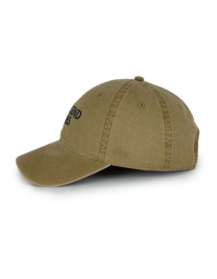 Weekend Vibes Ball Park Cap in Beige image 3