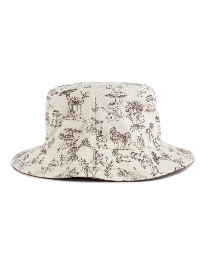 Mushroom Bucket Hat in Brown image 3