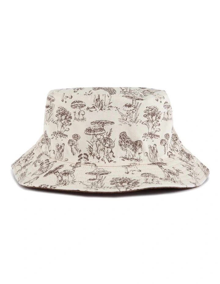 Mushroom Bucket Hat in Brown image 4