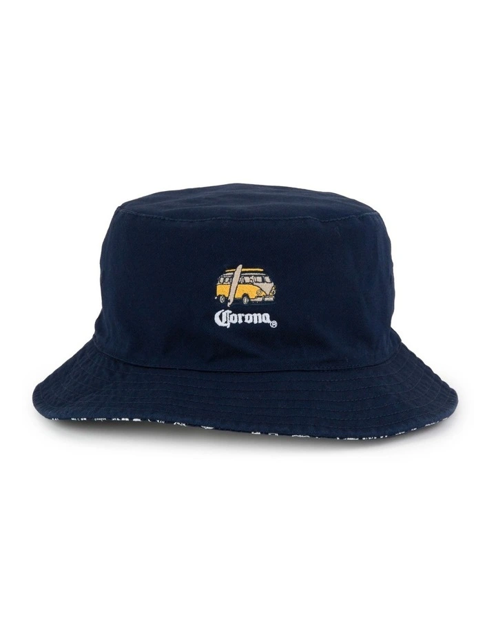 Corona Reversible Kombi Bucket Hat in Blue image 1