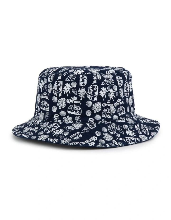 Corona Reversible Kombi Bucket Hat in Blue image 4