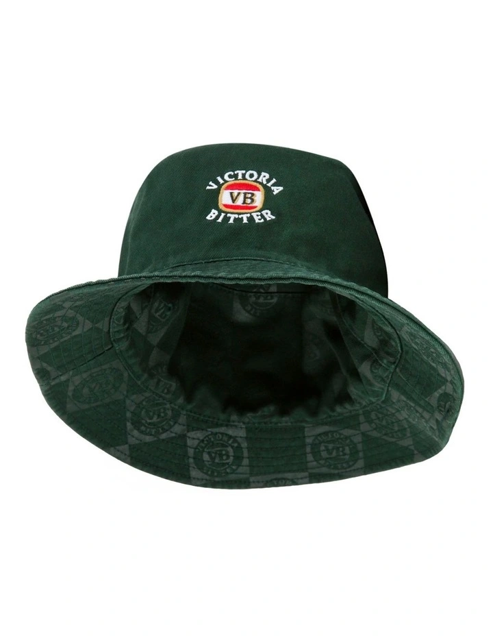 Victoria Bitter Tonal Reversible Bucket Hat in Green image 5