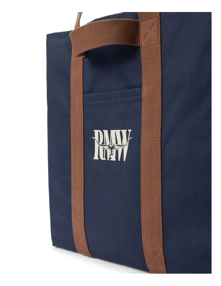 Heritage Tote in Navy image 4