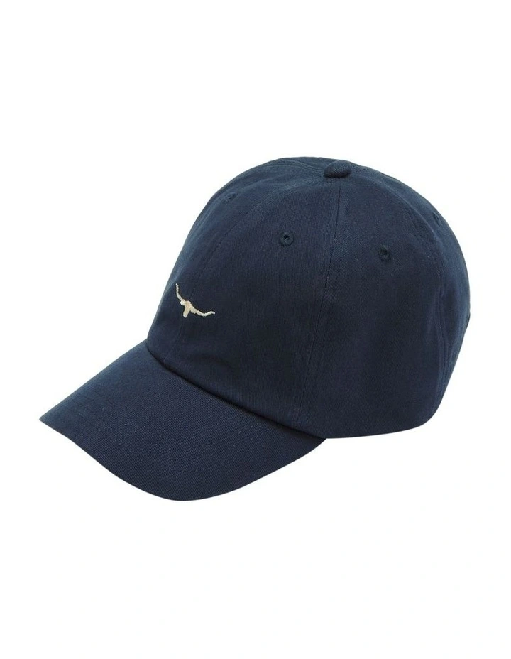 Mini Longhorn Twill Cap in Blue Wash image 2