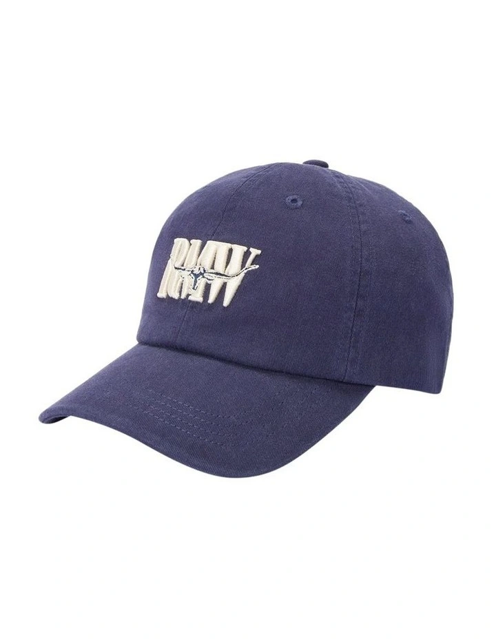 Heritage Twill Cap in Blue image 2