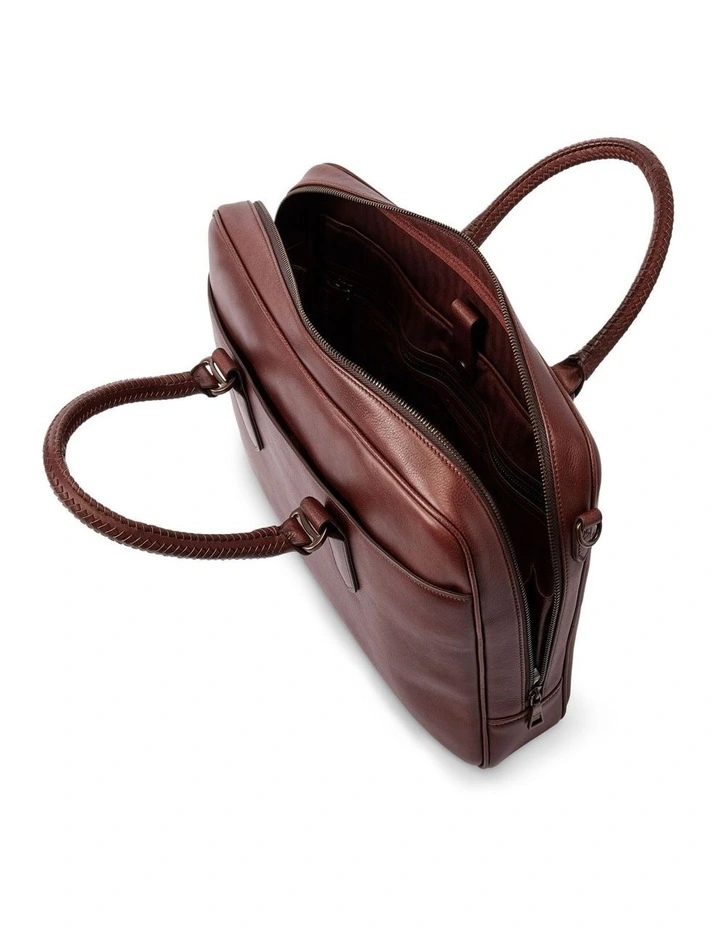 Farrier Signature Briefcase in Brown image 2