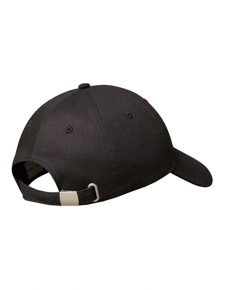 Logo Embroidery Cap in Black image 2