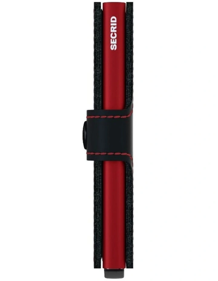 Miniwallet in Matte Black/Red image 4