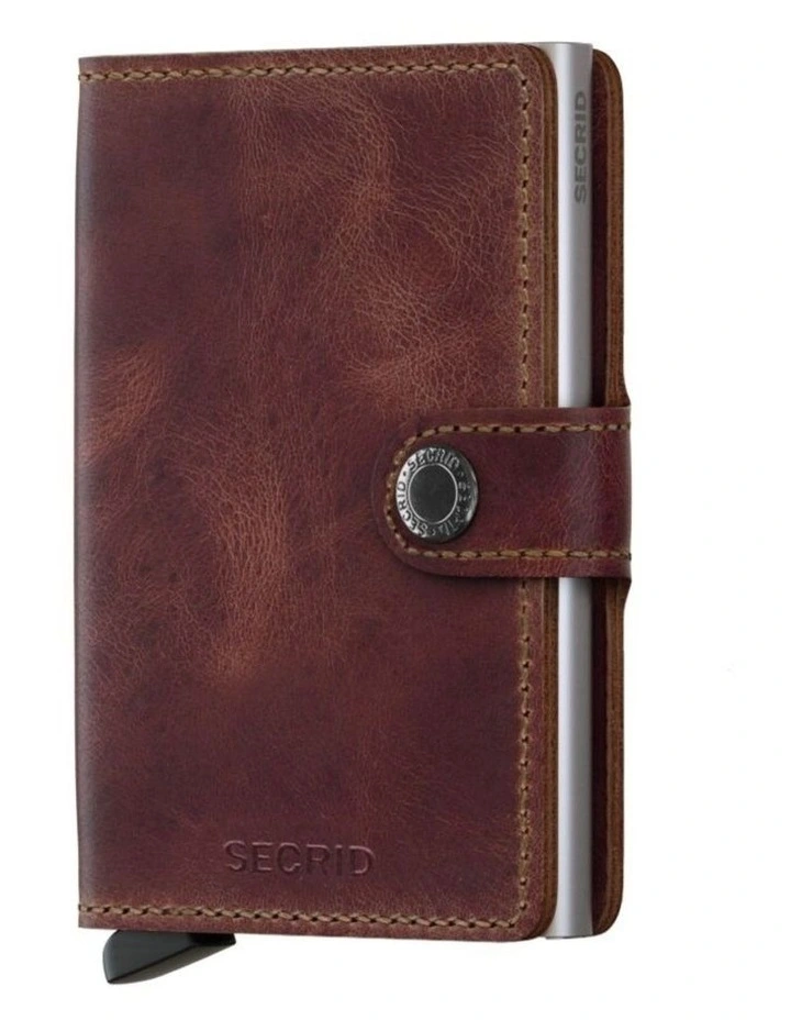 Miniwallet in Vintage Brown image 1