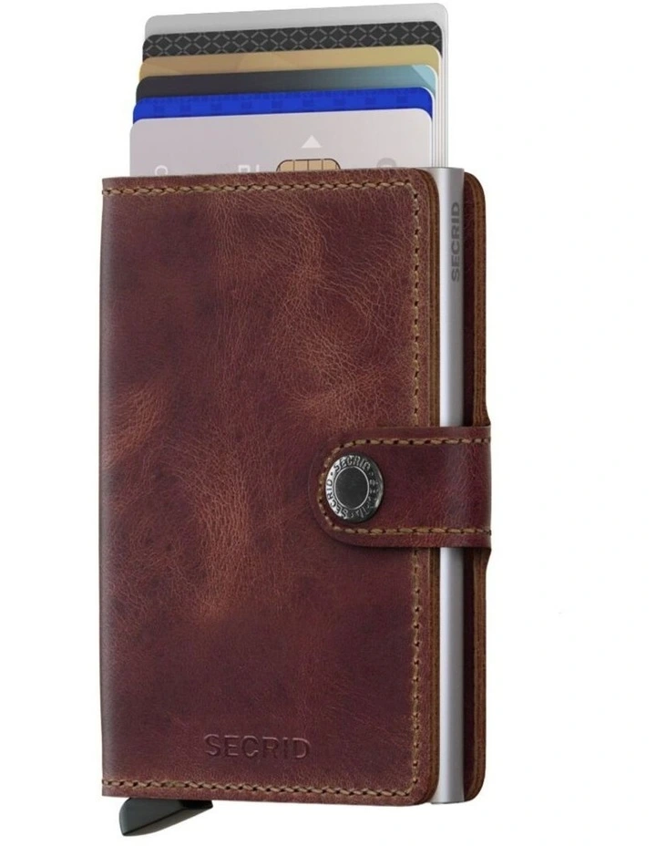 Miniwallet in Vintage Brown image 2