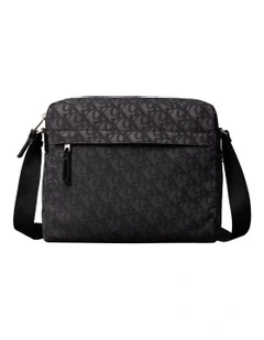 Unstructured Monogram Flight Bag in Black