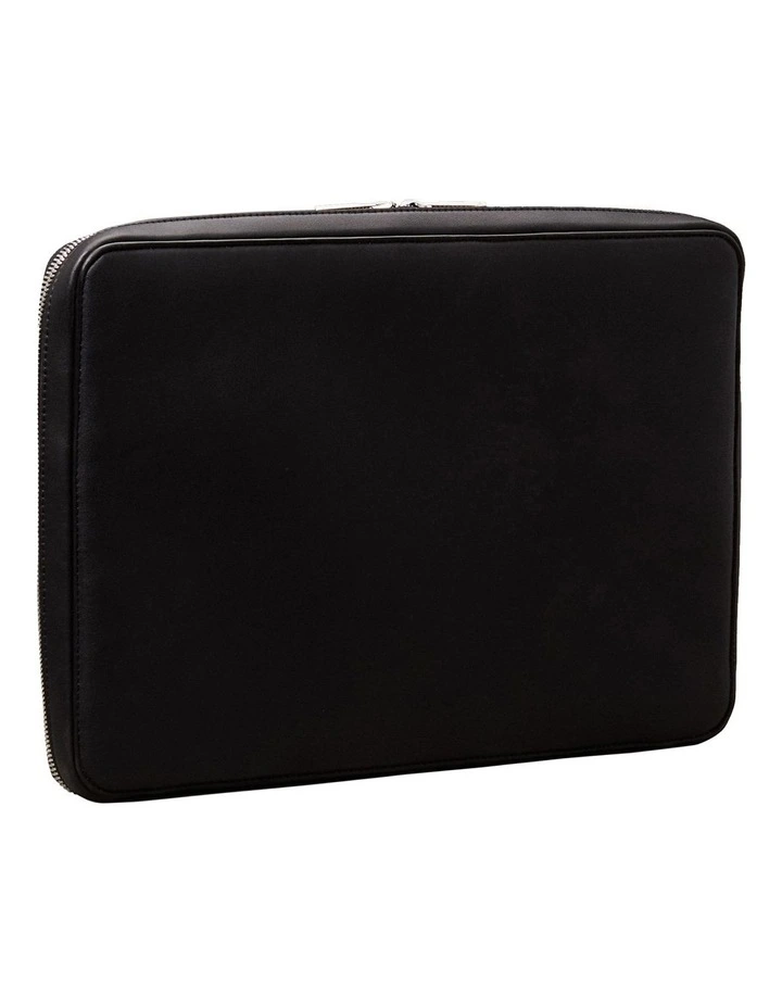 Sleek Folio Bag in Black image 3