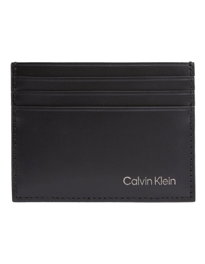 Smooth Cardholder in Black image 1