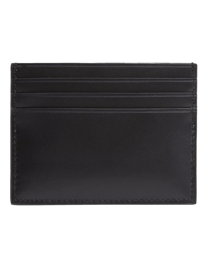 Smooth Cardholder in Black image 2