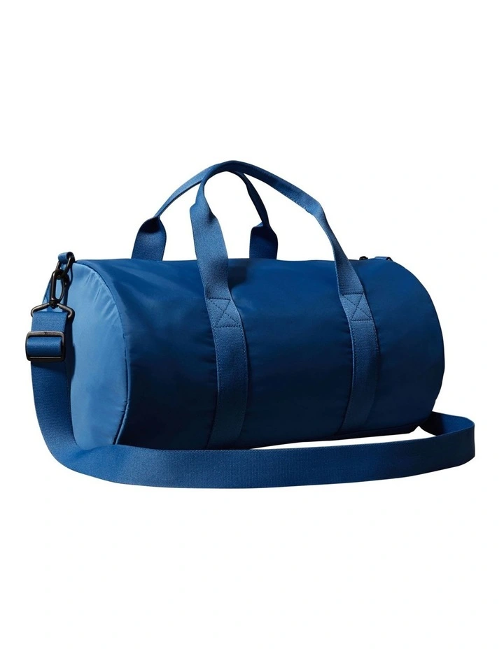 CKJ Graphic Crossbody Duffle Bag in Dark Blue image 2