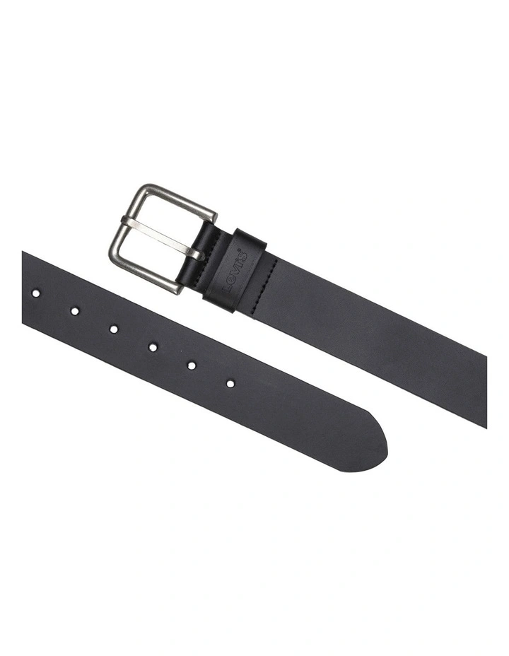 Square Buckle Belt in Black image 2