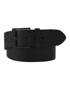 Duncan Caviar Buckle Belt in Black