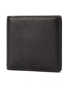 Farrier Slim Bi Fold Wallet in Black