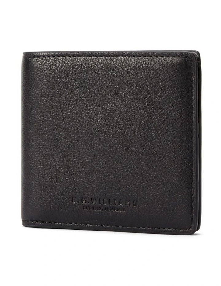 Farrier Slim Bi Fold Wallet in Black image 1