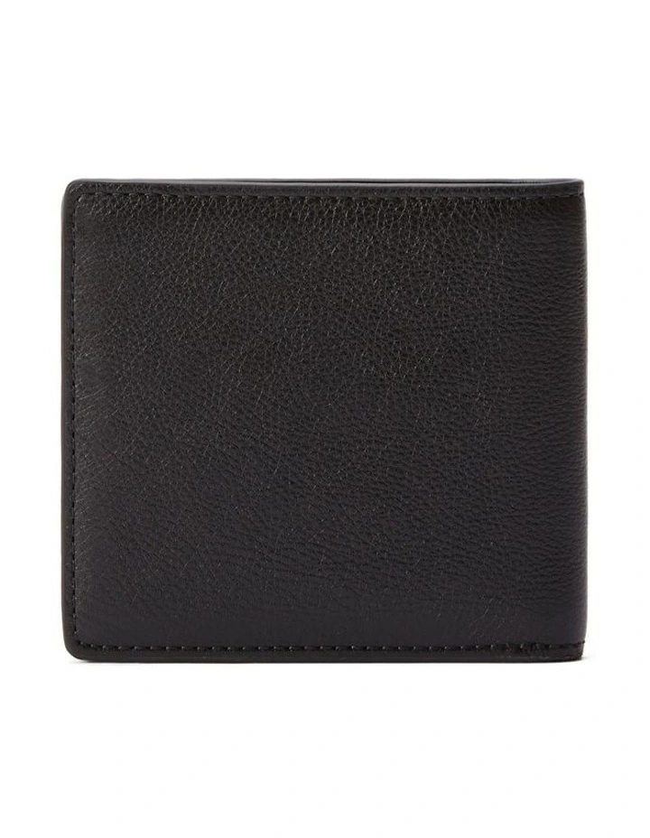 Farrier Slim Bi Fold Wallet in Black image 3