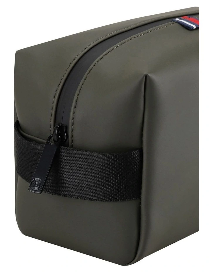 Water Resitant Toiletry Bag in Olive image 2