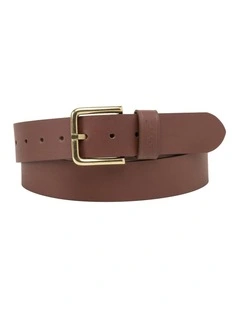 Square Buckle Belt in Brown