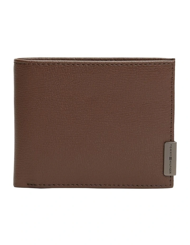 Hardware Mini Credit Card Wallet in Brown image 1