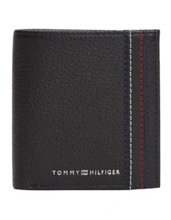Central Trifoild Wallet in Black