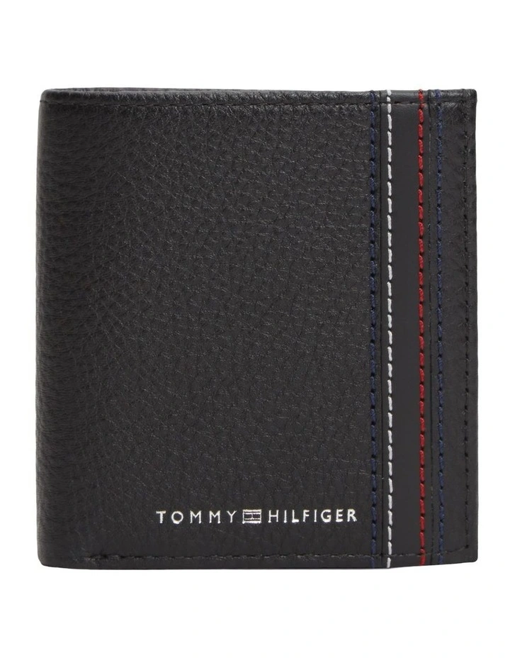 Central Trifoild Wallet in Black image 1