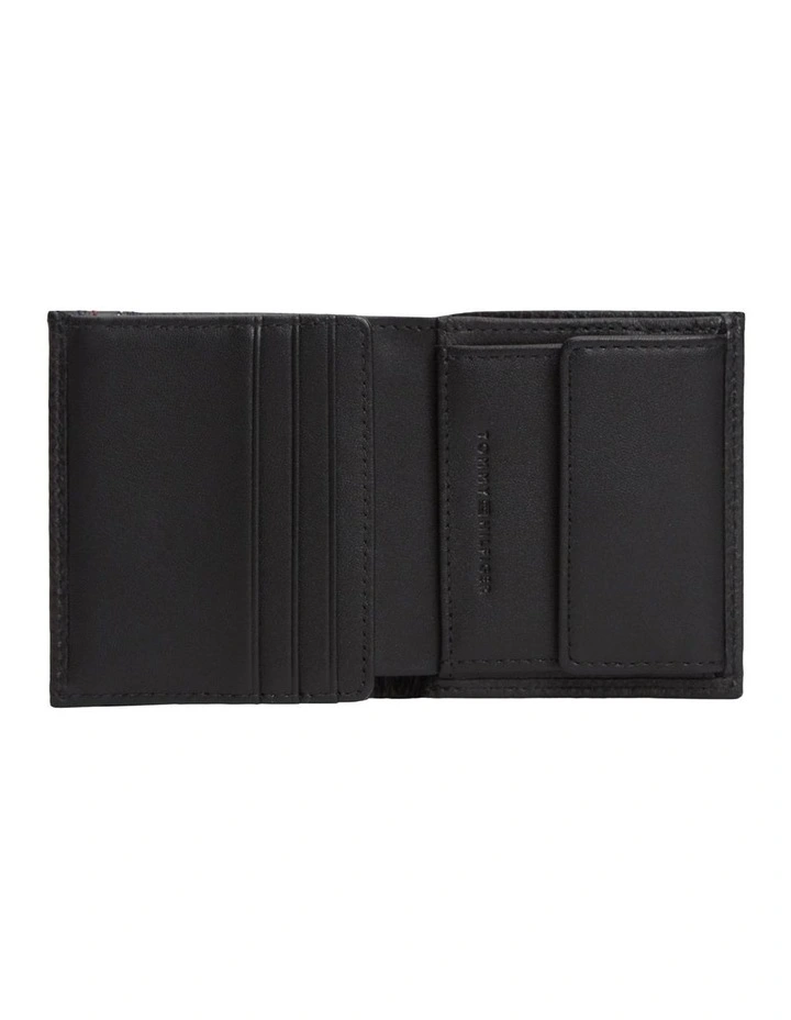 Central Trifoild Wallet in Black image 2