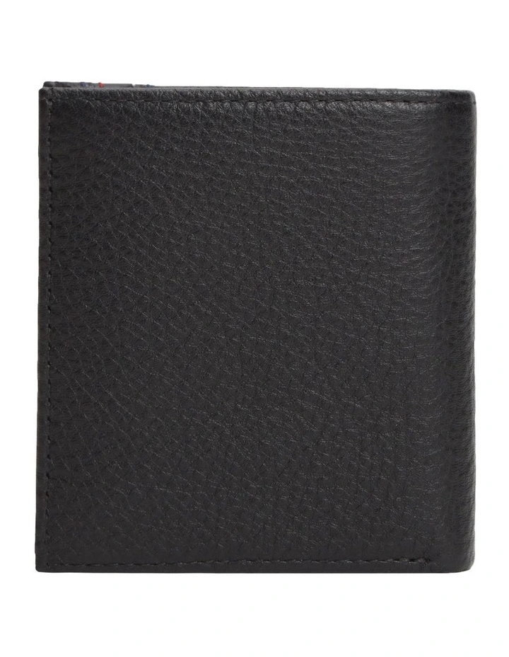 Central Trifoild Wallet in Black image 4