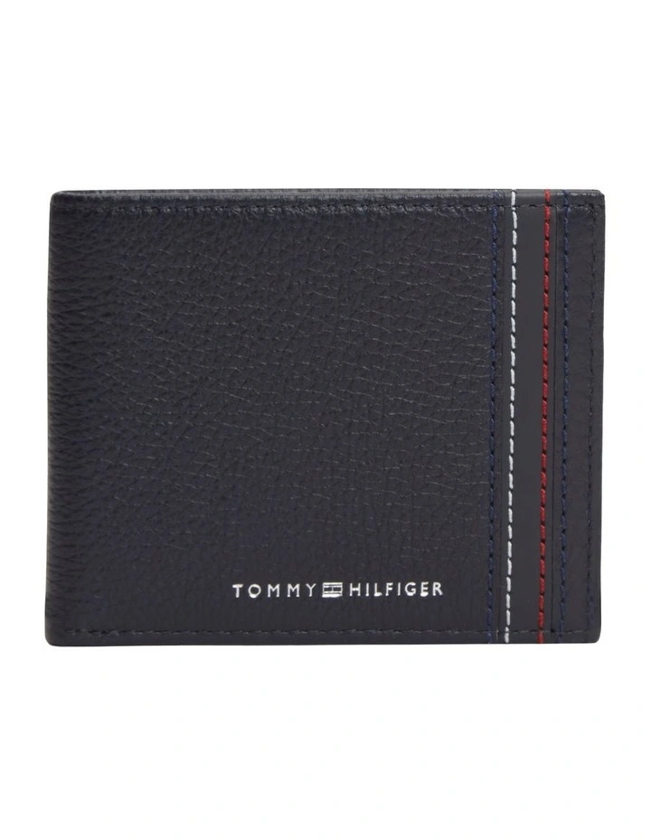 Central Mini Credit Card Wallet in Navy image 1