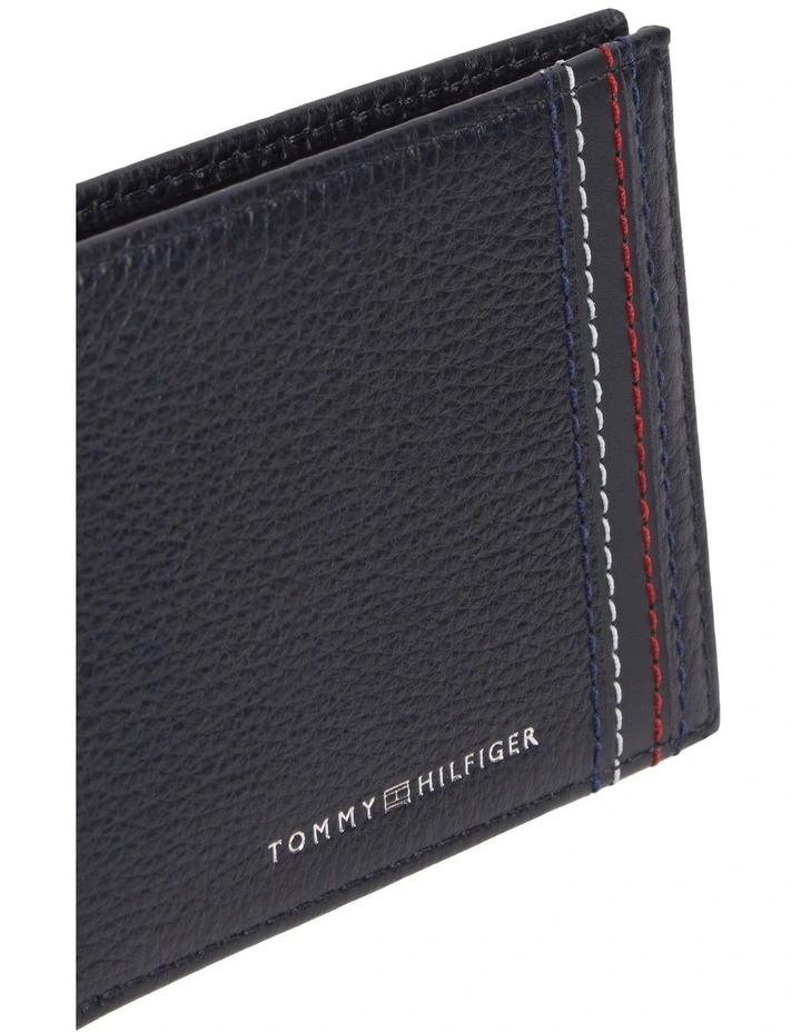 Central Mini Credit Card Wallet in Navy image 3