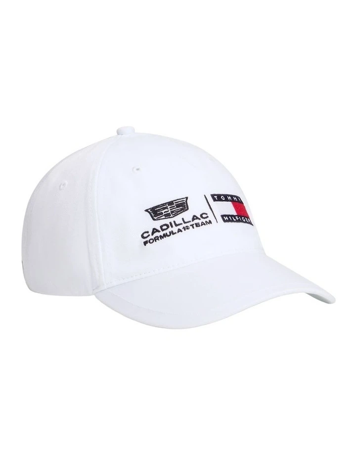Cadillac Formula 1 Team Logo Baseball Cap in White image 1