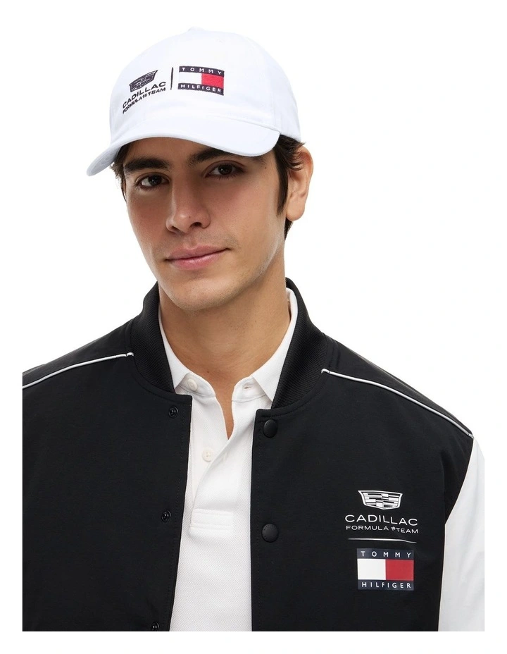Cadillac Formula 1 Team Logo Baseball Cap in White image 2