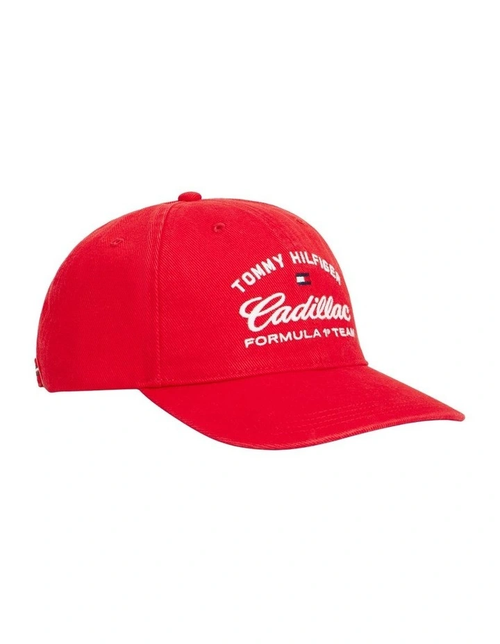 Cadillac Formula 1 Team Logo Baseball Cap in Red image 1
