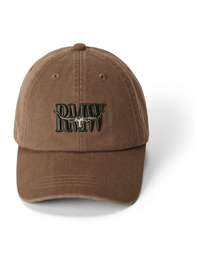 Heritage Twill Cap in Cigar image 2