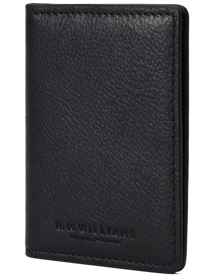 Farrier Fold Cardholder Wallet in Black image 1