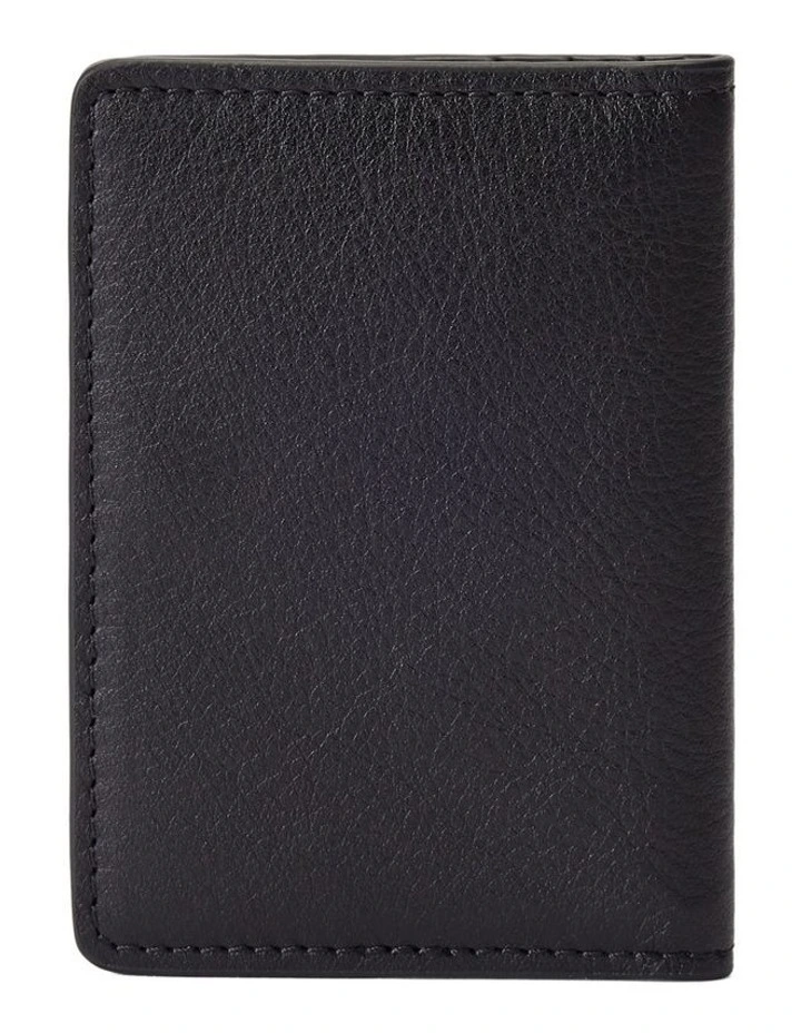 Farrier Fold Cardholder Wallet in Black image 3