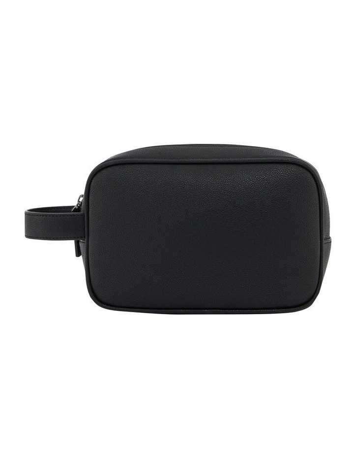 Alex Toiletry Bag in Black image 3