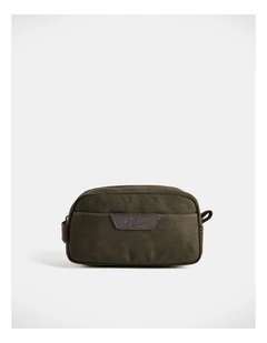 Barrenjoey Toiletry Bag in Dark Khaki