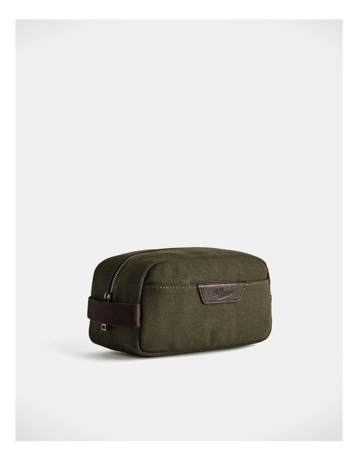 Barrenjoey Toiletry Bag in Dark Khaki image 2