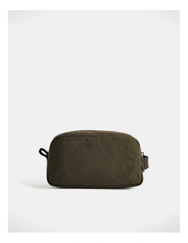Barrenjoey Toiletry Bag in Dark Khaki image 3