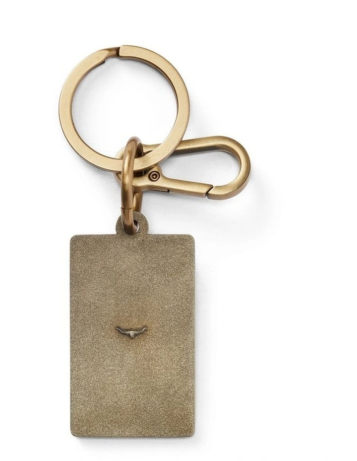 Heritage Enamel Keyring Navy image 2