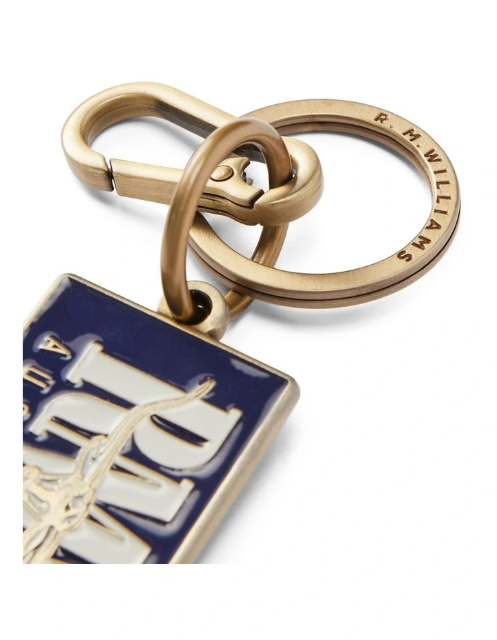 Heritage Enamel Keyring Navy image 3