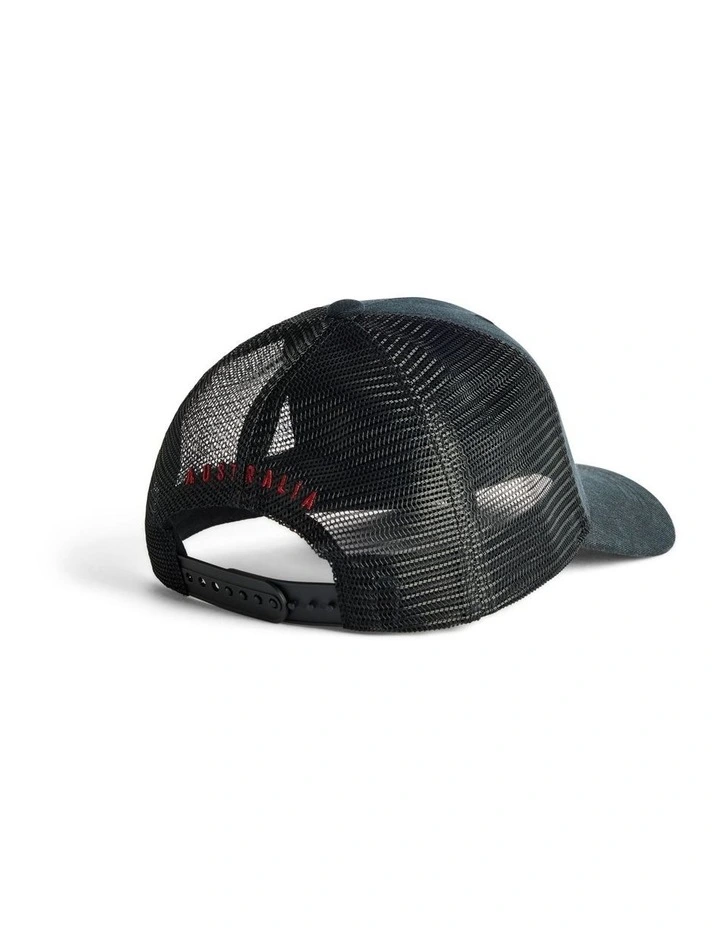 RMW Longhorn Trucker Cap Black Wash image 3