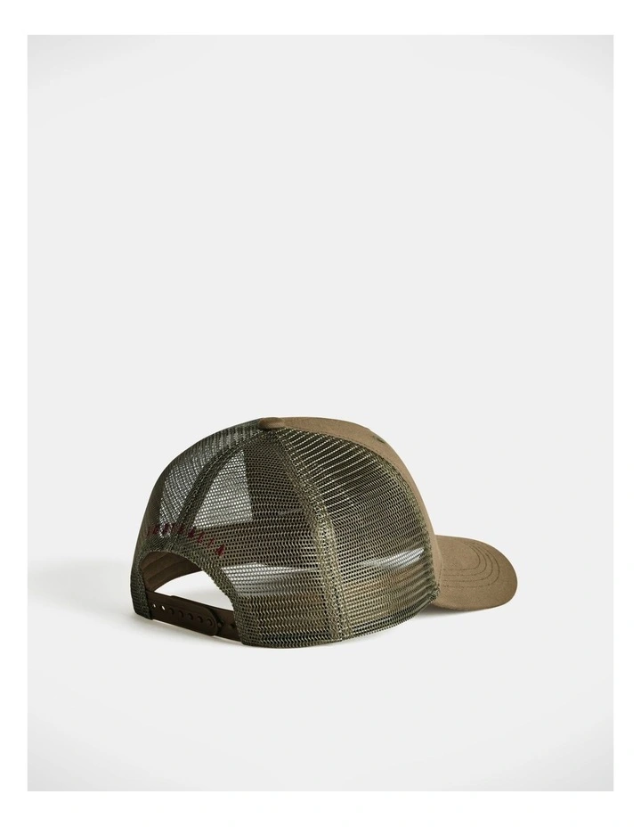 RMW Longhorn Trucker Cap Dark Olive image 3