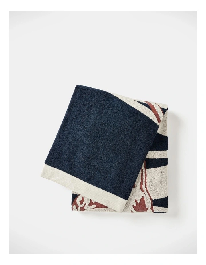Heritage Towel Navy image 1