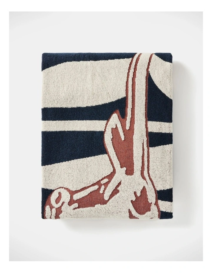 Heritage Towel Navy image 2