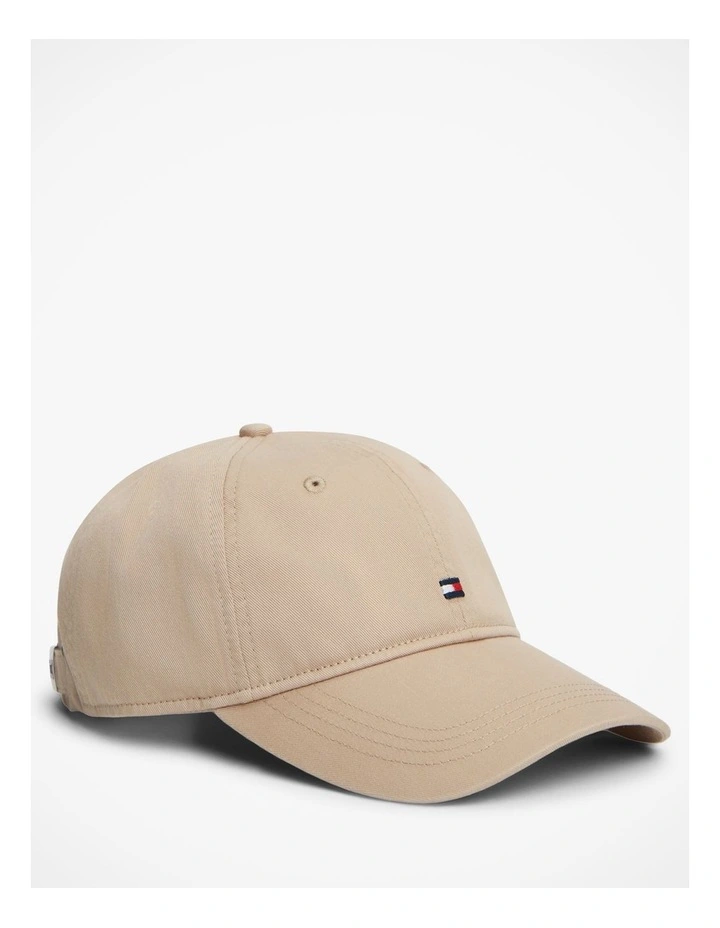 Hilfiger Flag Embroidery Baseball Cap in Beige image 1